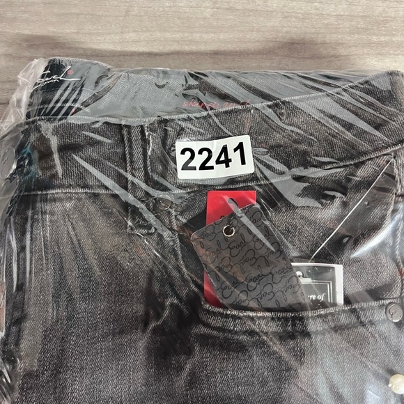 Earl Jeans Black Pearl Skinny Ankle Jeans Womens 14 Plus size stretch NWT 2241 - Picture 13 of 13